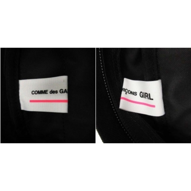COMME des GARCONS(コムデギャルソン)のコムデギャルソン GIRL リュックサック デイパック リボン 黒 ブラック レディースのバッグ(リュック/バックパック)の商品写真