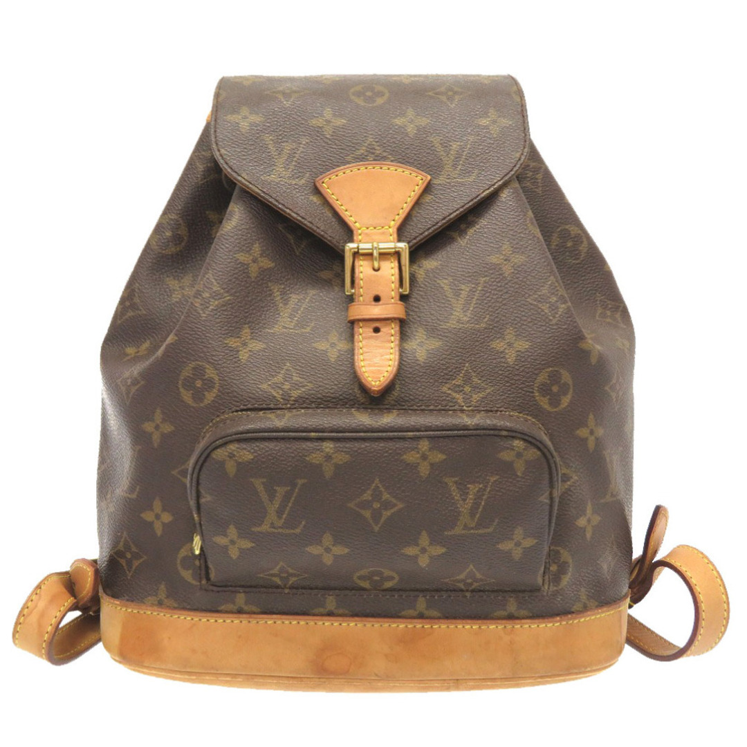 ルイ ヴィトン モノグラム モンスリMM M51136 リュックサック バックパック バッグ LV 0105  LOUIS VUITTONオープンポケットx1なし