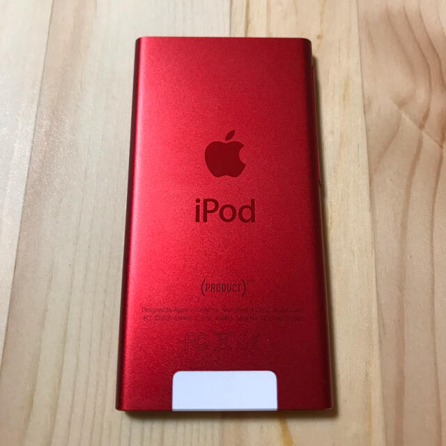iPod(アイポッド)のApple iPod nano 第7世代 PRODUCT RED【本体のみ】 スマホ/家電/カメラのオーディオ機器(ポータブルプレーヤー)の商品写真