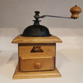 カリタ(CARITA)のKALITA（カリタ） 蓋付き 手挽きコーヒーミル ドームミル高さ 160mm(調理道具/製菓道具)