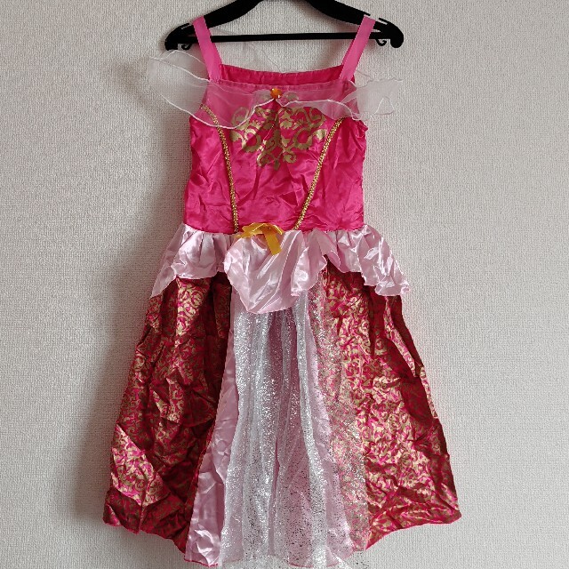 キッズ　美品　オーロラ姫ドレス　プリンセス　ディズニー　ラプンツェル キッズ/ベビー/マタニティのキッズ服女の子用(90cm~)(ドレス/フォーマル)の商品写真