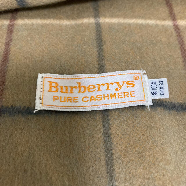 BURBERRY - バーバリー マフラー カシミア カシミア チェック BURBERRY - バーバリー マフラー カシミア カシミア チェック