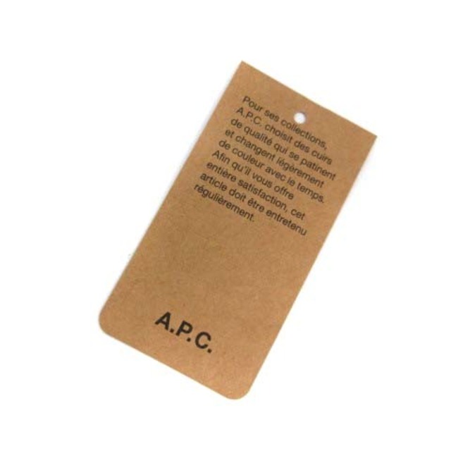 A.P.C 牛革 ゴールド金具 黒の通販 by ベクトル ラクマ店|アーペーセーならラクマ - アーペーセー 二つ折り財布 ラウンドファスナー レザー 超特価安い