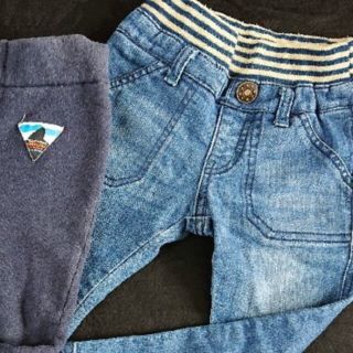 エイチアンドエム(H&M)のデニム&シャツ ２枚セット(ブラウス)