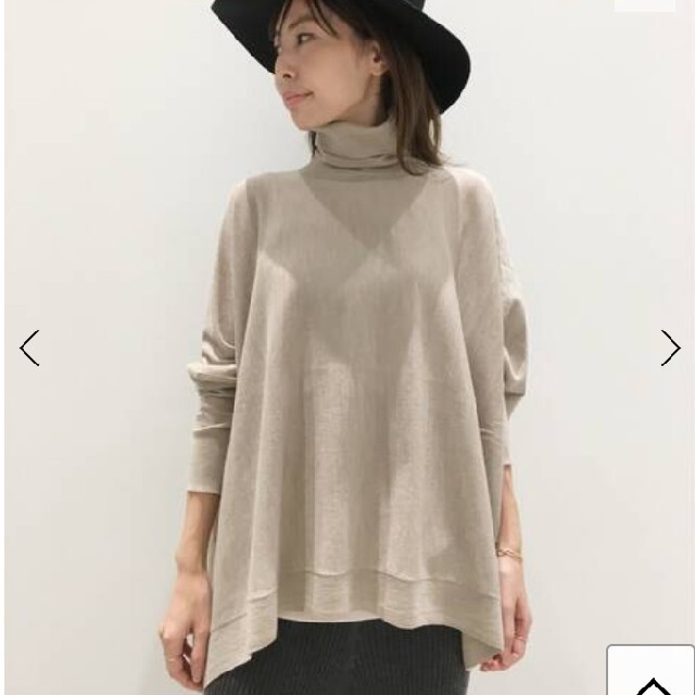 L'Appartement DEUXIEME CLASSE(アパルトモンドゥーズィエムクラス)の《アパルトモン》T/N Volume Knit ◆ ベージュ レディースのトップス(ニット/セーター)の商品写真