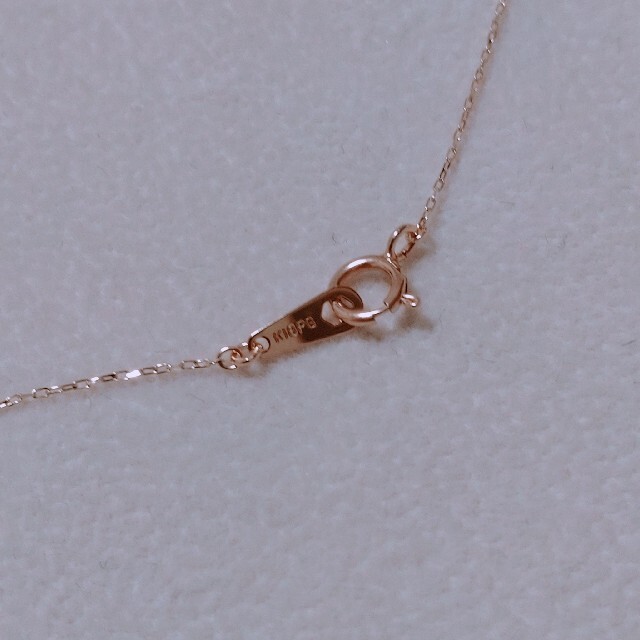 K18ダイヤモンドネックレス♡一粒ダイヤモンド レディースのアクセサリー(ネックレス)の商品写真