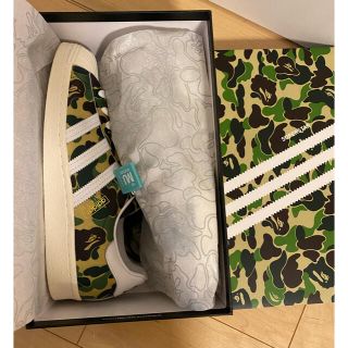 アベイシングエイプ(A BATHING APE)のadidas ape super star bape 28.0cm(スニーカー)