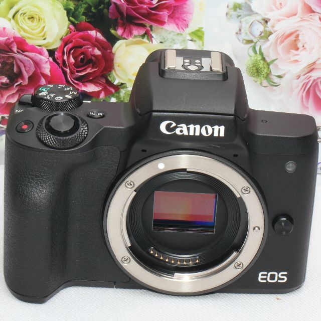 Canon - ❤️予備バッテリー&新品カメラバッグ付❤️Canon EOS kiss M