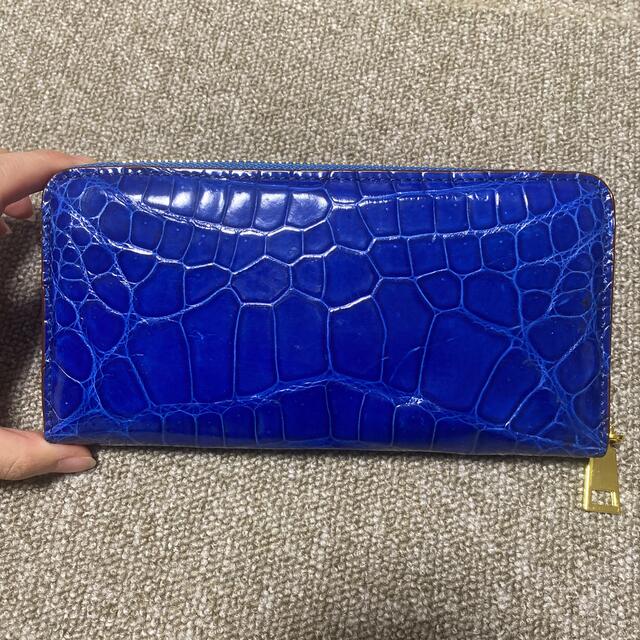 直販値下 クロコダイル 財布 ラウンドファスナー ワニ革 小銭入れ