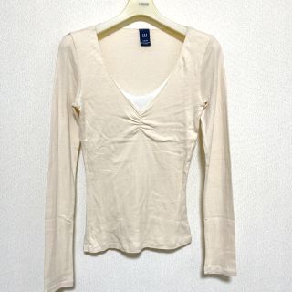 ギャップ(GAP)のGAP Uネックカットソー(カットソー(長袖/七分))