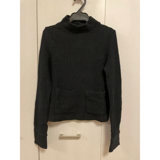 ザラ(ZARA)の【ZARA】 トップス　ブラック　Sサイズ(カットソー(長袖/七分))