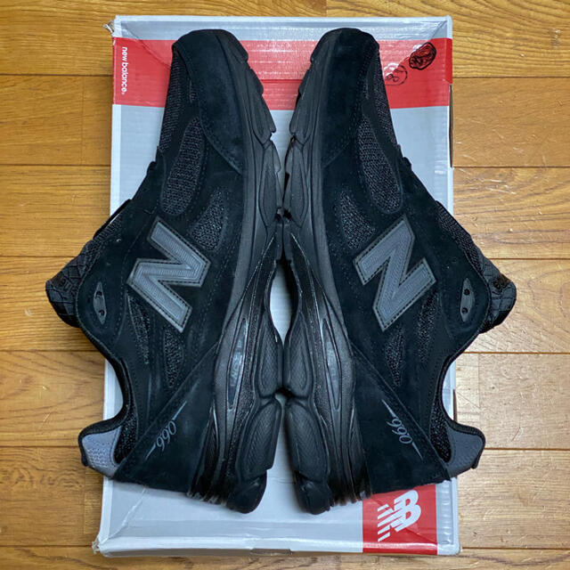 New Balance(ニューバランス)のNEW BALANCE M990TB3 990 V3 TRIPLE BLACK メンズの靴/シューズ(スニーカー)の商品写真