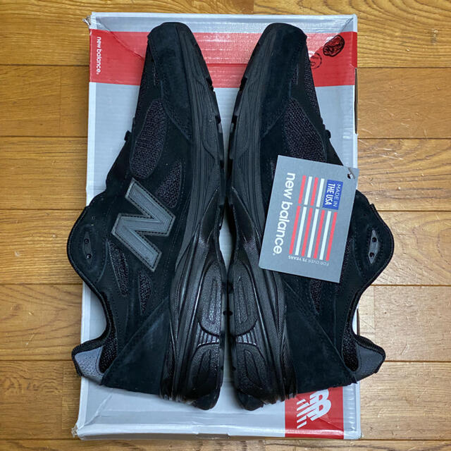 New Balance(ニューバランス)のNEW BALANCE M990TB3 990 V3 TRIPLE BLACK メンズの靴/シューズ(スニーカー)の商品写真