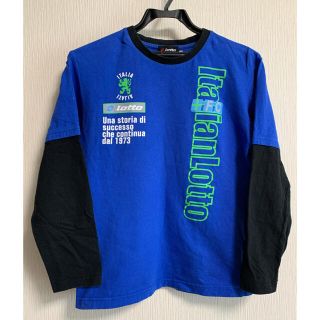 ロット(lotto)の長袖Tシャツ160(青/黒色)、パーカー160 2点セット(Tシャツ/カットソー)