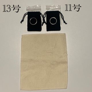 美品*シルバーリング*11号と13号*2個セット*バラ売り可(リング(指輪))