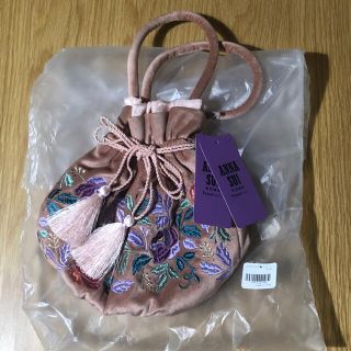 アナスイ(ANNA SUI)のANNA SUI × Francfranc 巾着 アナスイ フランフラン ピンク(ハンドバッグ)