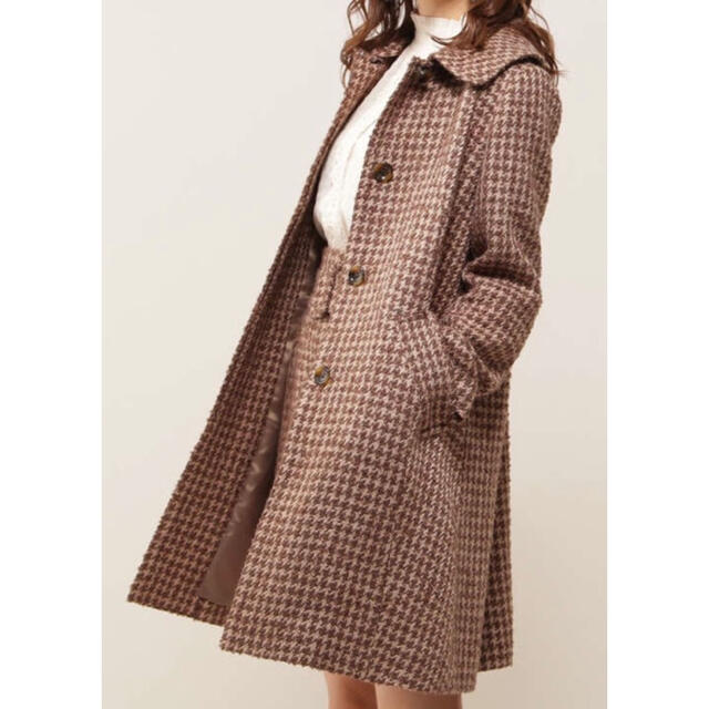 JILL by JILLSTUART(ジルバイジルスチュアート)のJILL by JILLSTUART ツイードコート レディースのジャケット/アウター(ロングコート)の商品写真