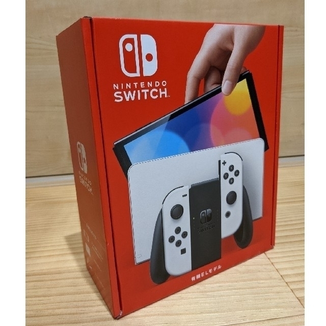 Nintendo Switch(ニンテンドースイッチ)のニンテンドースイッチ有機elモデル　ホワイト エンタメ/ホビーのゲームソフト/ゲーム機本体(家庭用ゲーム機本体)の商品写真