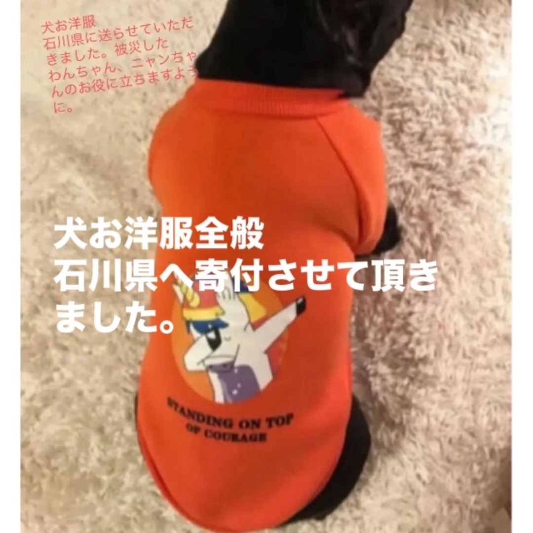 ペット用品犬服　ユニコーン　プリント　トレーナー　XL