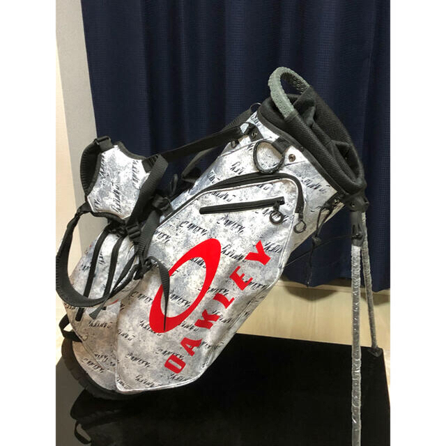 オークリー OAKLEY キャディバッグ ホワイトプリント - バッグ