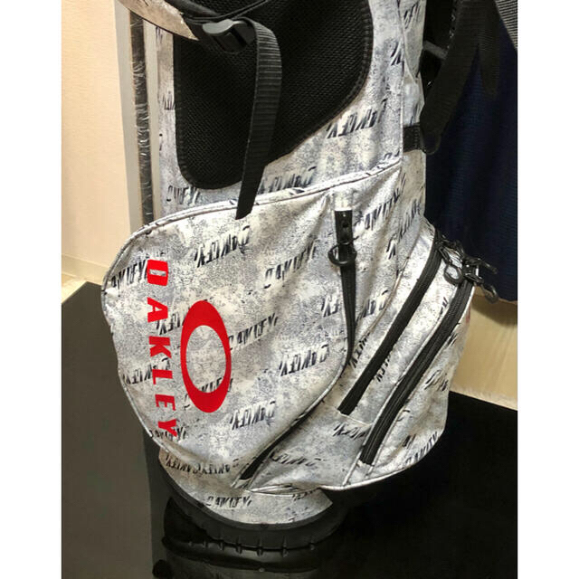 オークリー OAKLEY キャディバッグ ホワイトプリント - バッグ