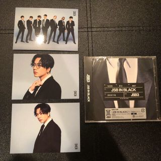 サンダイメジェイソウルブラザーズ(三代目 J Soul Brothers)の【新品】三代目　JSB３　JSB IN BLACK新曲CD＆登坂広臣フォトセット(ポップス/ロック(邦楽))