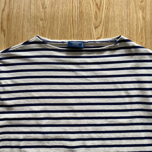 SAINT JAMES(セントジェームス)のセントジェームス ギルド ECRU/MARINE T6 メンズのトップス(Tシャツ/カットソー(七分/長袖))の商品写真