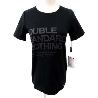 ダブルスタンダードクロージング(DOUBLE STANDARD CLOTHING)のダブルスタンダードクロージング ダブスタ 20AW タグ付き Tシャツ 黒 36(Tシャツ(半袖/袖なし))