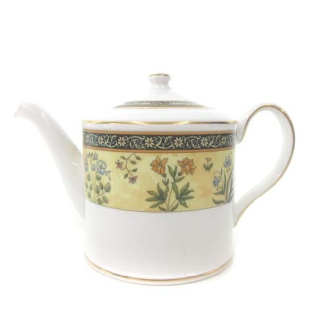 ウェッジウッド インディア ティーポット ブランド食器 洋食器 花柄 紅茶