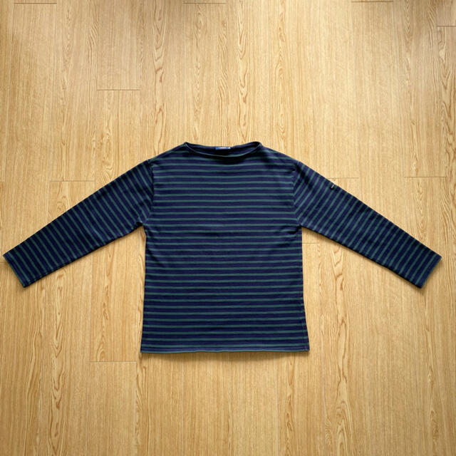 SAINT JAMES(セントジェームス)のセントジェームス ギルド NAVY/PIN T6 メンズのトップス(Tシャツ/カットソー(七分/長袖))の商品写真