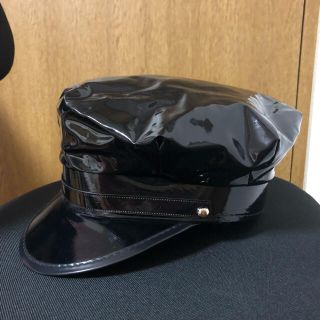 【新品・未使用】ハロウィンコスプレ　ポリスコスプレ帽子　警官　警察官(アクセサリー)