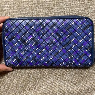 ボッテガヴェネタ(Bottega Veneta)のボッテガヴェネタ　Bottega Veneta 青　長財布　メンズ(長財布)