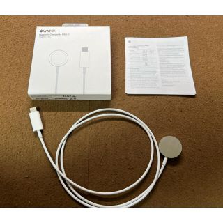 アップルウォッチ(Apple Watch)のApple Watch 純正 充電器（磁気充電ケーブル） 1.0m(バッテリー/充電器)