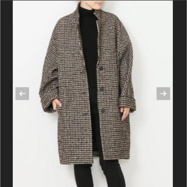 DEUXIEME CLASSE(ドゥーズィエムクラス)のCOUTURE DADAM COCOON CHESTERFIELD COAT レディースのジャケット/アウター(ロングコート)の商品写真