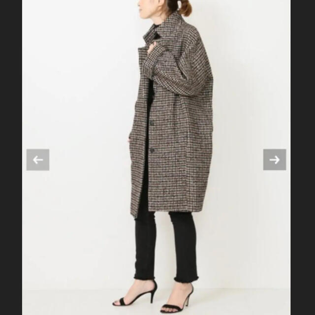 DEUXIEME CLASSE(ドゥーズィエムクラス)のCOUTURE DADAM COCOON CHESTERFIELD COAT レディースのジャケット/アウター(ロングコート)の商品写真