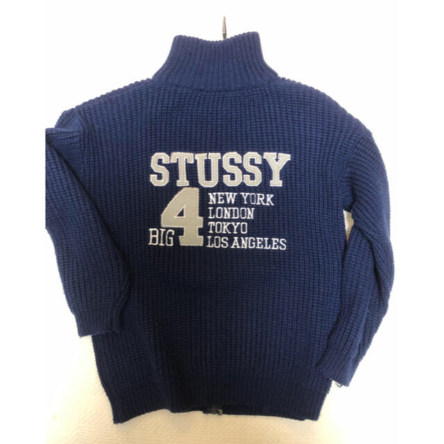 90s STUSSY 4大都市　ジップニット