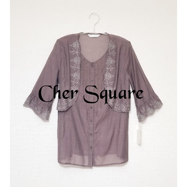 Cher square◆シャツ・ブラウス◆新品未使用◆7分丈◆レディース レディースのトップス(シャツ/ブラウス(長袖/七分))の商品写真