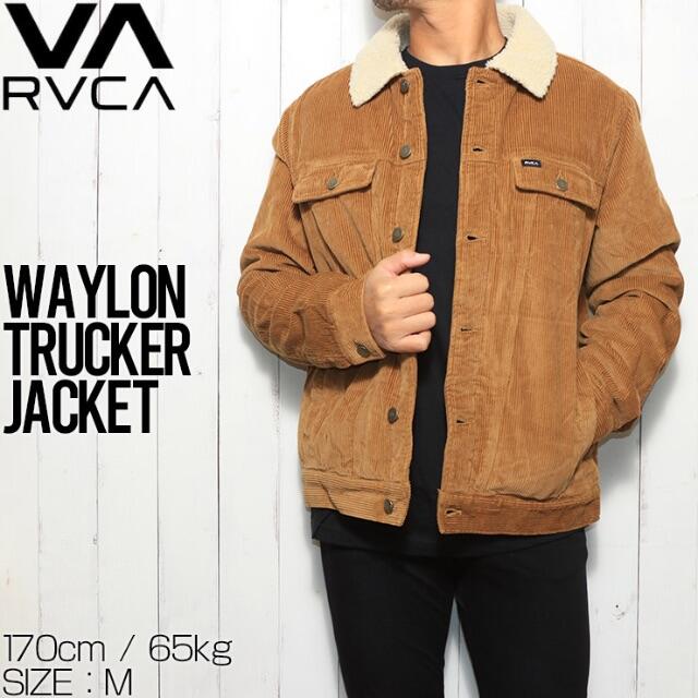 RVCA ルーカ WAYLON CORDUROY TRUCKER JACKETサーフブランド