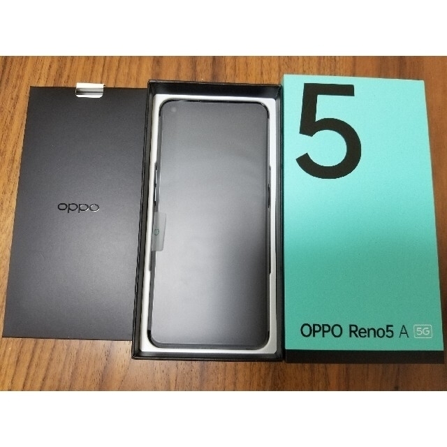 【新品未開封】OPPO Reno5 A シルバーブラック　SIMフリー残債なし