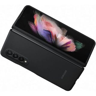 サムスン(SAMSUNG)の日本未発売　galaxy z fold3 純正ケース　ブラック(Androidケース)