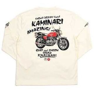 テッドマン(TEDMAN)のｶﾐﾅﾘﾓｰﾀｰｽ/CB400FOUR/ﾛﾝT/ﾎﾜｲﾄ/KMLT-218(Tシャツ/カットソー(七分/長袖))