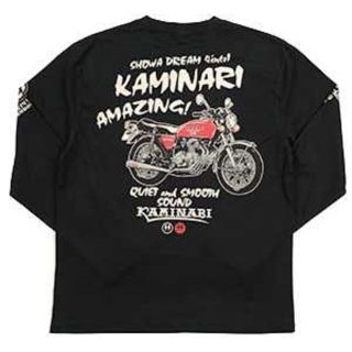 テッドマン(TEDMAN)のｶﾐﾅﾘﾓｰﾀｰｽ/CB400FOUR/ﾛﾝT/ﾌﾞﾗｯｸ/KMLT-218(Tシャツ/カットソー(七分/長袖))