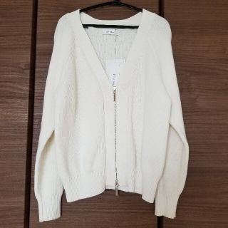 希少34P M-PREMIER エムプルミエ Vネックジップニットカーディガン