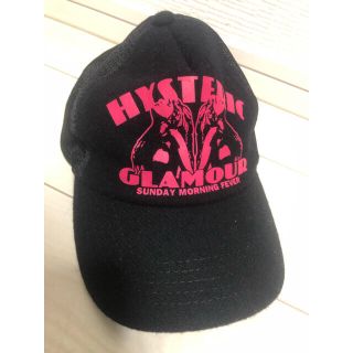 HYSTERIC GLAMOUR - ヒステリックグラマー ガールキャップ 黒×ピンク ...