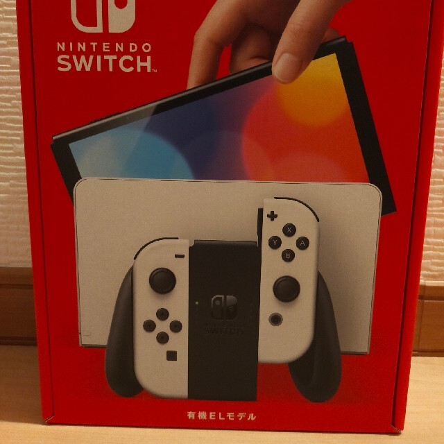 家庭用ゲーム機本体Nintendo Switch（有機ELモデル）ホワイト　本体1台