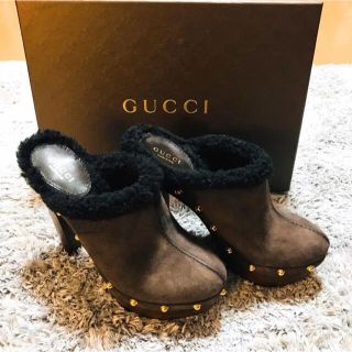 グッチ(Gucci)の【正規品・超美品】GUCCIグッチ レザーハイヒール(ハイヒール/パンプス)