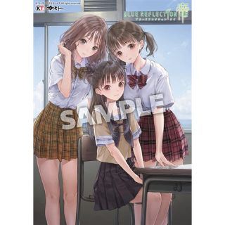 コーエーテクモゲームス(Koei Tecmo Games)のBLUE REFLECTION TIE/帝　A５アクリルインテリアプレート(家庭用ゲームソフト)