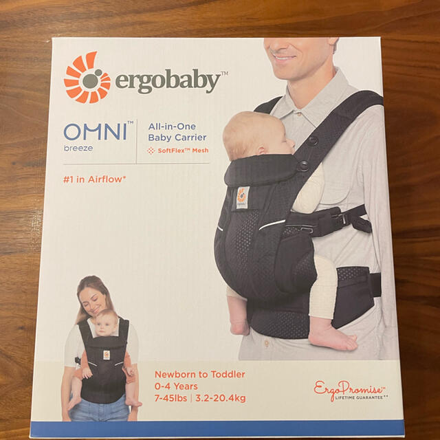 Ergobaby(エルゴベビー)の【新品未使用】エルゴベビー オムニ ブリーズ Breeze+サッキングパッド キッズ/ベビー/マタニティの外出/移動用品(抱っこひも/おんぶひも)の商品写真