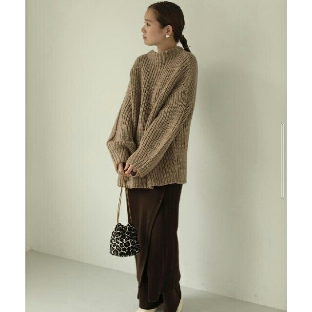 【美品】TODAYFUL Oversize Braid Knit ベージュニット