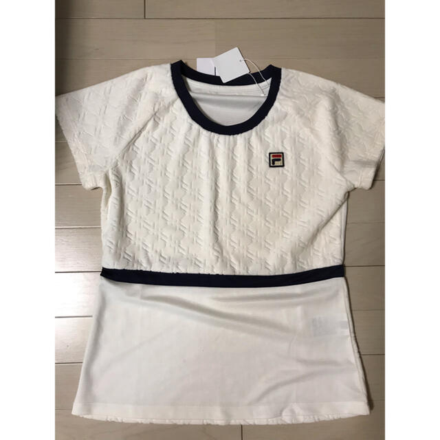 FILA(フィラ)のフィラ新品今シーズンTシャツsizeM スポーツ/アウトドアのテニス(ウェア)の商品写真